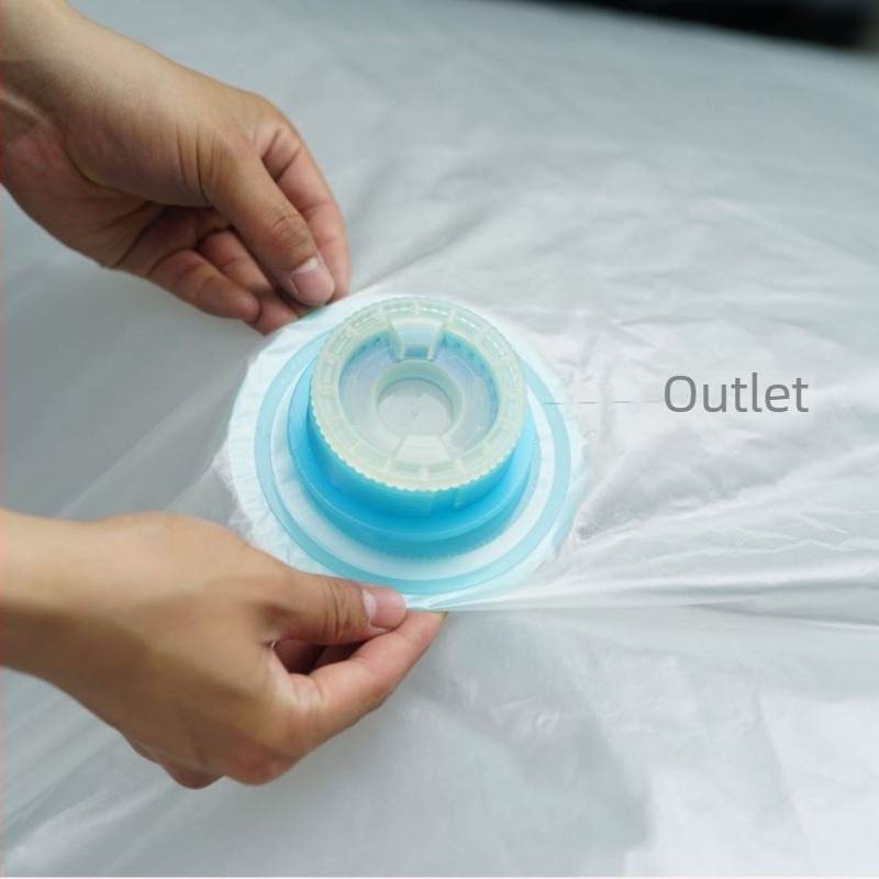 Junzhi Geantă Pătrată pentru Container, 1200L, Plastic, Formă Pătrată