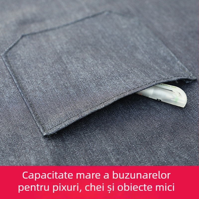 Șorț de protecție din pânză de nylon pentru sudură – rezistent la uzură, îngroșat, 230 g, pentru bucătărie și spații industriale