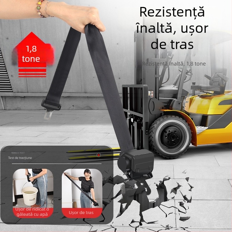 Kit centuri de siguranță pentru încărcător - centură cu două puncte retractabilă, variante A (automat îmbunătățit), B (automat standard), D (manual standard), D1 (manual premium)