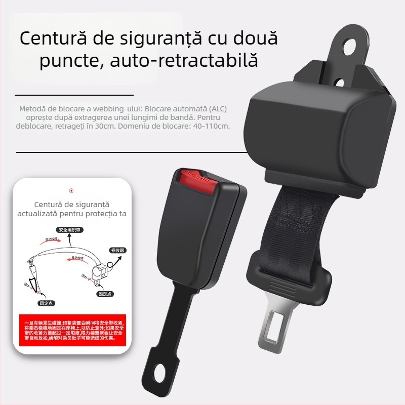 Kit centuri de siguranță pentru încărcător - centură cu două puncte retractabilă, variante A (automat îmbunătățit), B (automat standard), D (manual standard), D1 (manual premium)