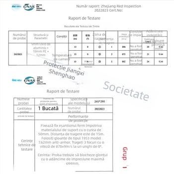 Placă de insertie pentru vestă tactică, NIJ IV, Aramid IIIA/NOMEX IIIA, 1–3,3 kg, pentru antrenamente de protecție și jocuri CS