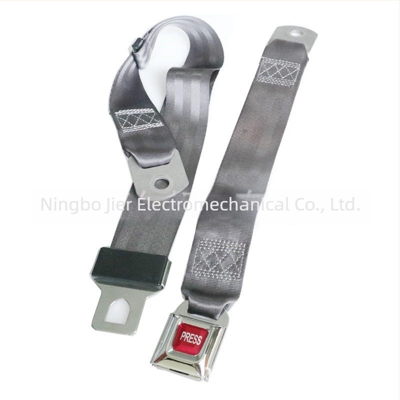 Centură de siguranță cu două puncte pentru autobuz, curea din oțel inoxidabil și poliester, parametri personalizați