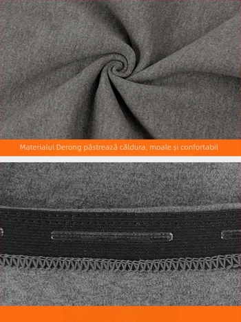 Manșete Velur Derong pentru brațe cu benzi anti-alunecare încorporate pentru protecția articulațiilor, pentru sporturi în aer liber