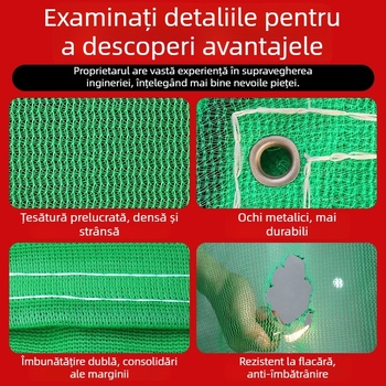 Plasă de protecție pentru construcții ignifugă, cu plasă densă (Brand: Chengyou; Utilizare: Protecție pe șantiere; Brand propriu: Da)