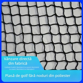 Plasă de protecție fără noduri; PET material; opțiuni personalizabile; rezistență 200