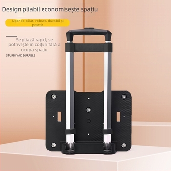 Suport pentru rucsac cu troliu pentru copii – accesoriu din aluminiu cu telescopic încorporat, pliere, pentru călătorii de agrement, primăvara 2025