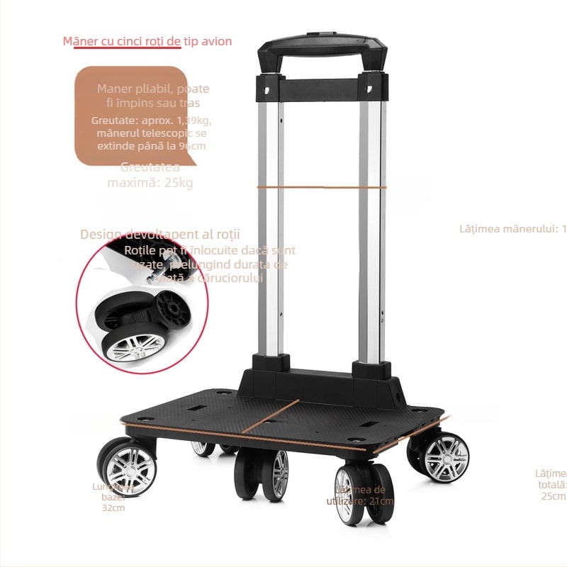 Suport pentru rucsac cu troliu pentru copii – accesoriu din aluminiu cu telescopic încorporat, pliere, pentru călătorii de agrement, primăvara 2025