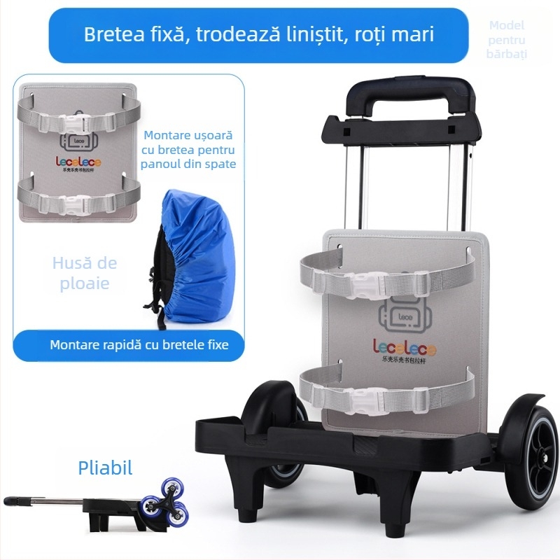 Raft pentru ghiozdan cu roți – ABS, brand lecelece, cod produs Bbgd01, accesorii bagaje, Primăvara 2024