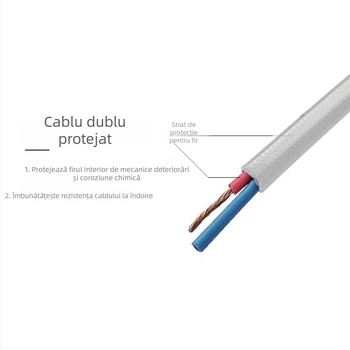 Cutie impermeabilă de supraveghere 220V, repartitor 1 la 4 pentru modem/router