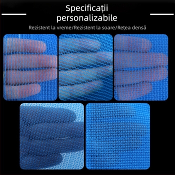 Plasă de protecție pentru construcții pentru schele — ignifugă, anti-praf, anti-cădere, pentru șantiere, personalizare disponibilă