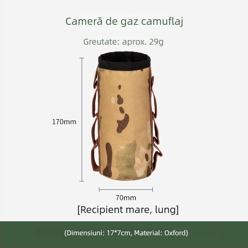 Buye husă de protecție pentru butelie de gaz pentru camping în aer liber – izolată, rezistentă la cădere, compatibilă cu mai multe dimensiuni, husă de depozitare
