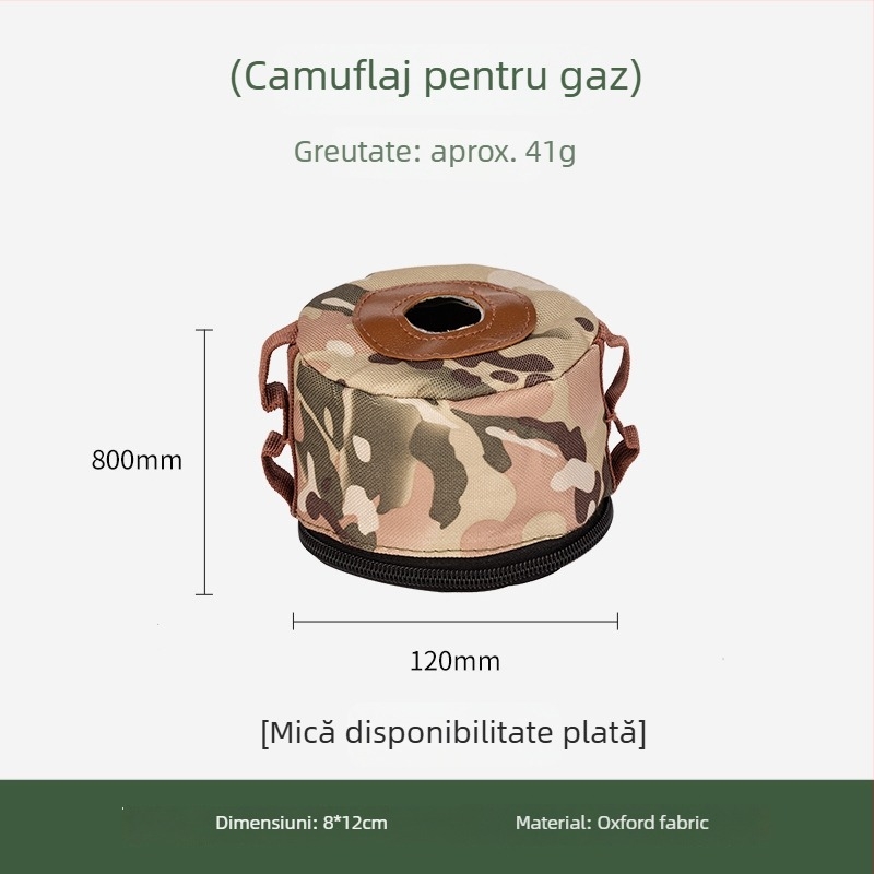 Buye husă de protecție pentru butelie de gaz pentru camping în aer liber – izolată, rezistentă la cădere, compatibilă cu mai multe dimensiuni, husă de depozitare