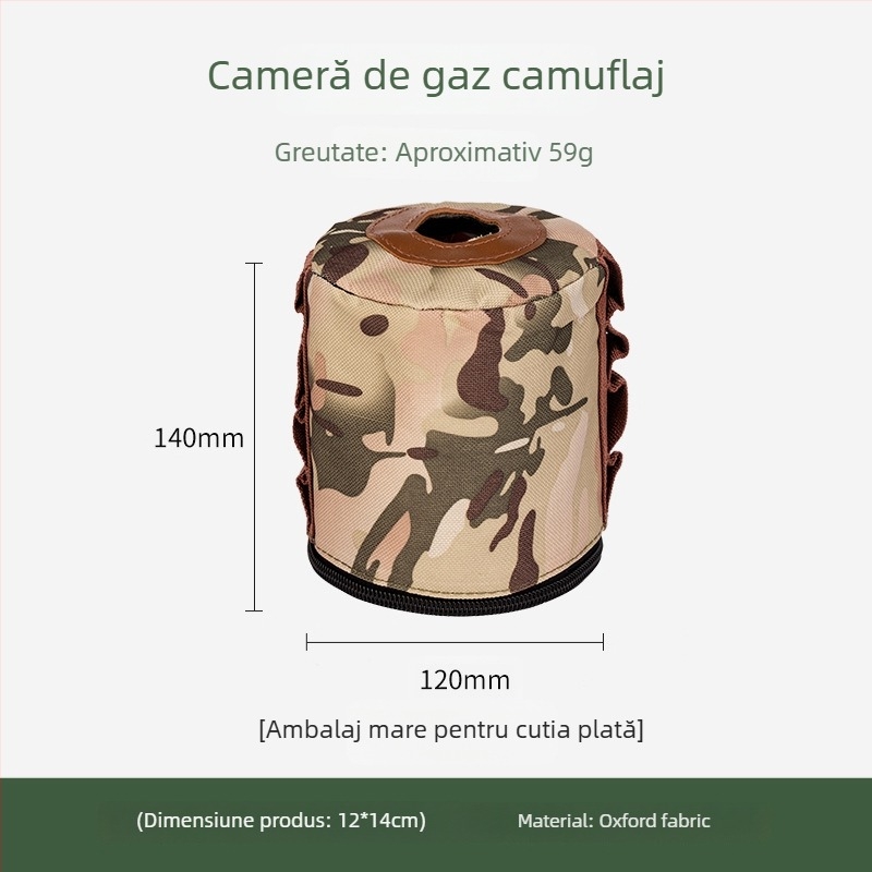 Buye husă de protecție pentru butelie de gaz pentru camping în aer liber – izolată, rezistentă la cădere, compatibilă cu mai multe dimensiuni, husă de depozitare