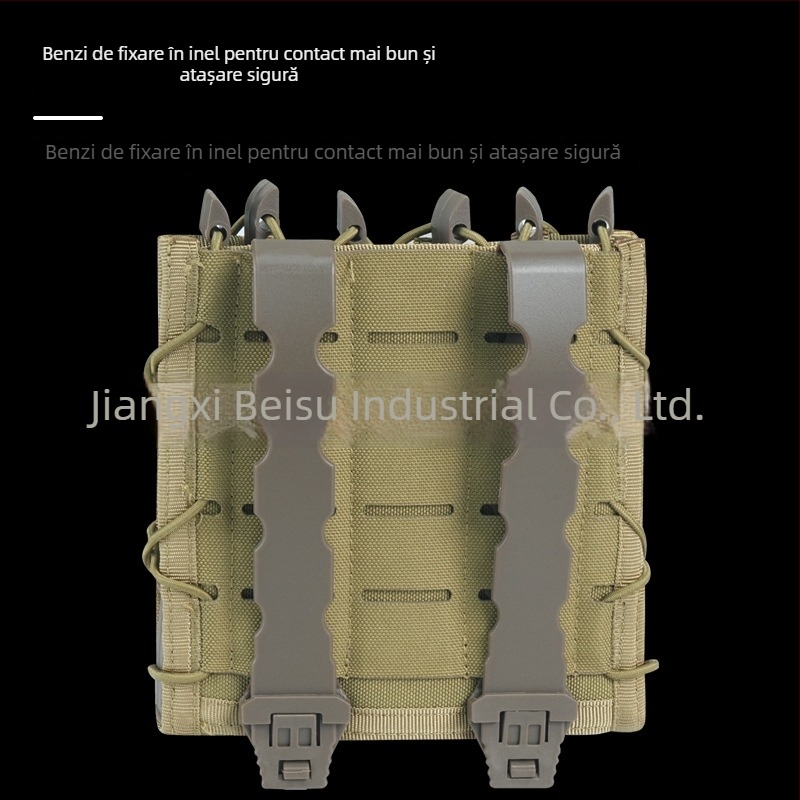 Sac tactică în stil tigru, montură MOLLE, sistem de acces rapid, adaptor 9 mm, nailon mat