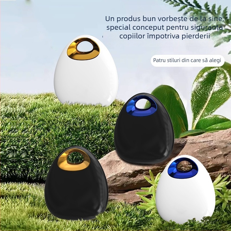 Localizator pentru guler de animal de companie pentru persoane în vârstă și copii, Anti-pierdere, Montat în mașină, Anti-furt, Dispozitiv GPS inteligent (Model F6, 260 mAh, USB 3.0, ABS, 12.3 g)