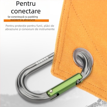 Barhar carabină, tip O, Quick-Hook, din aluminiu