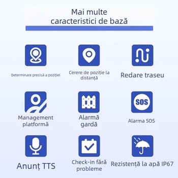 Localizator extern pentru cască de siguranță, monitorizare 5G pentru șantier, GPS vocal, fără fir