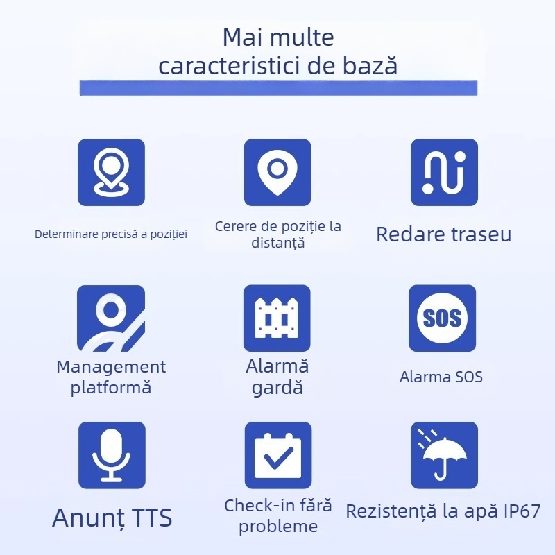 Localizator extern pentru cască de siguranță, monitorizare 5G pentru șantier, GPS vocal, fără fir