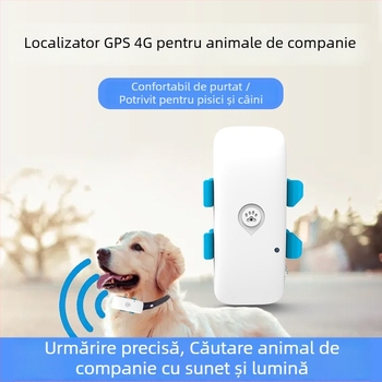 Zgarda GPS 4G pentru câini și pisici – localizare și urmărire, anti-pierdere