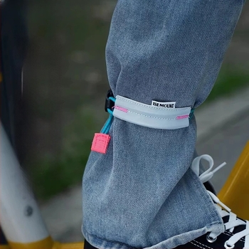 Friendly Benzi reflectorizante pentru bicicletă — Material: fibră de polipropilenă; Categoria produsului: mâneci/încălzitoare pentru gambă/șirete; Stoc: în stoc