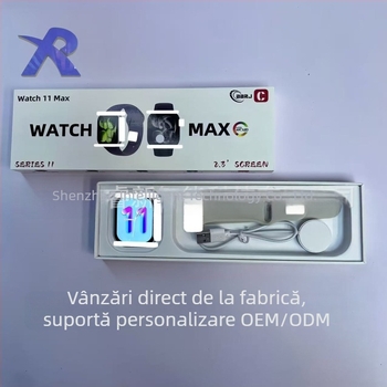 Ceas inteligent 11 Max cu funcții multiple și compatibil cu Android