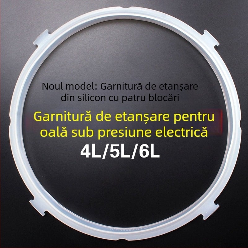 Inel de etanșare din silicon pentru oală electrică sub presiune Midea, 3–6 litri