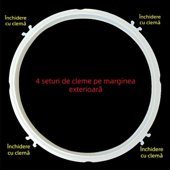 Garnitură de etanșare pentru oală electrică cu presiune Joyoung, dimensiuni 2L/4L/5L/6L, etanșare pentru capac, clasă alimentară