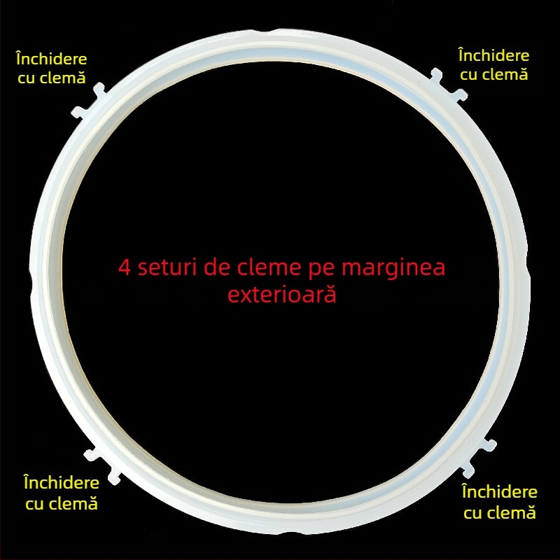 Garnitură de etanșare pentru oală electrică cu presiune Joyoung, dimensiuni 2L/4L/5L/6L, etanșare pentru capac, clasă alimentară