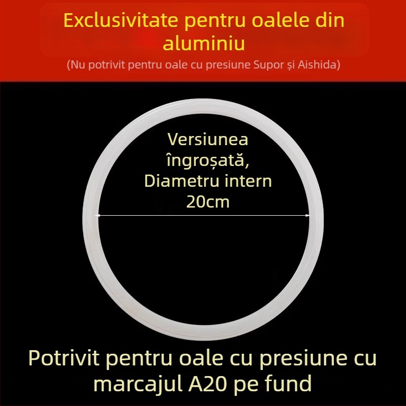 Garnitură de etanșare pentru oală sub presiune, inel din cauciuc, aliaj de aluminiu, accesoriu universal