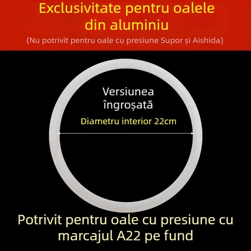 Garnitură de etanșare pentru oală sub presiune, inel din cauciuc, aliaj de aluminiu, accesoriu universal