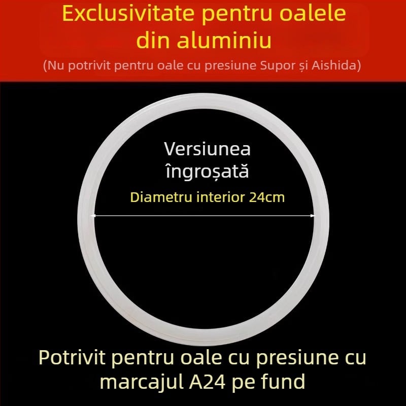 Garnitură de etanșare pentru oală sub presiune, inel din cauciuc, aliaj de aluminiu, accesoriu universal