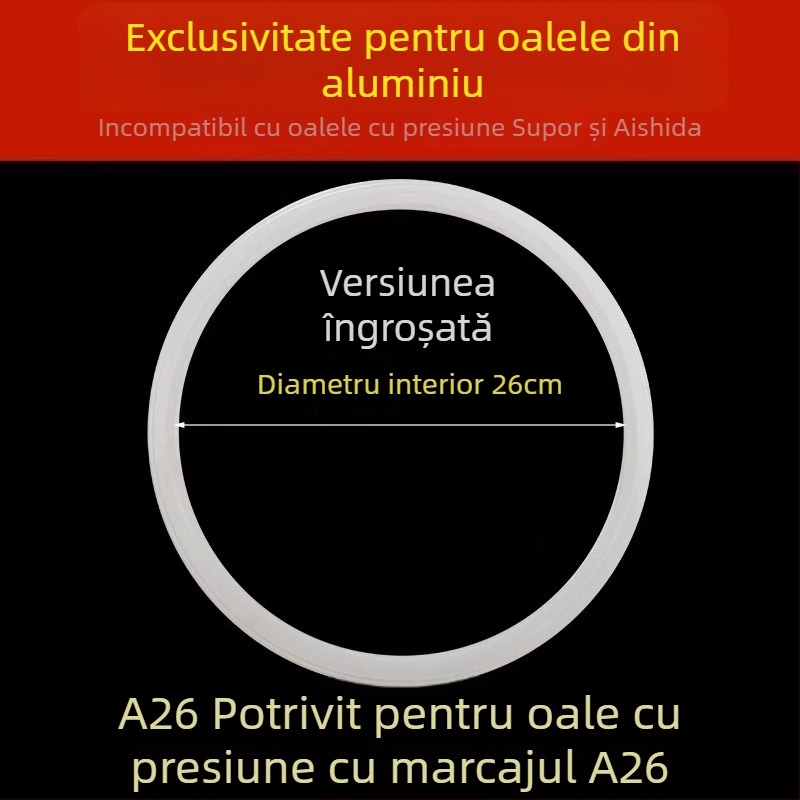 Garnitură de etanșare pentru oală sub presiune, inel din cauciuc, aliaj de aluminiu, accesoriu universal