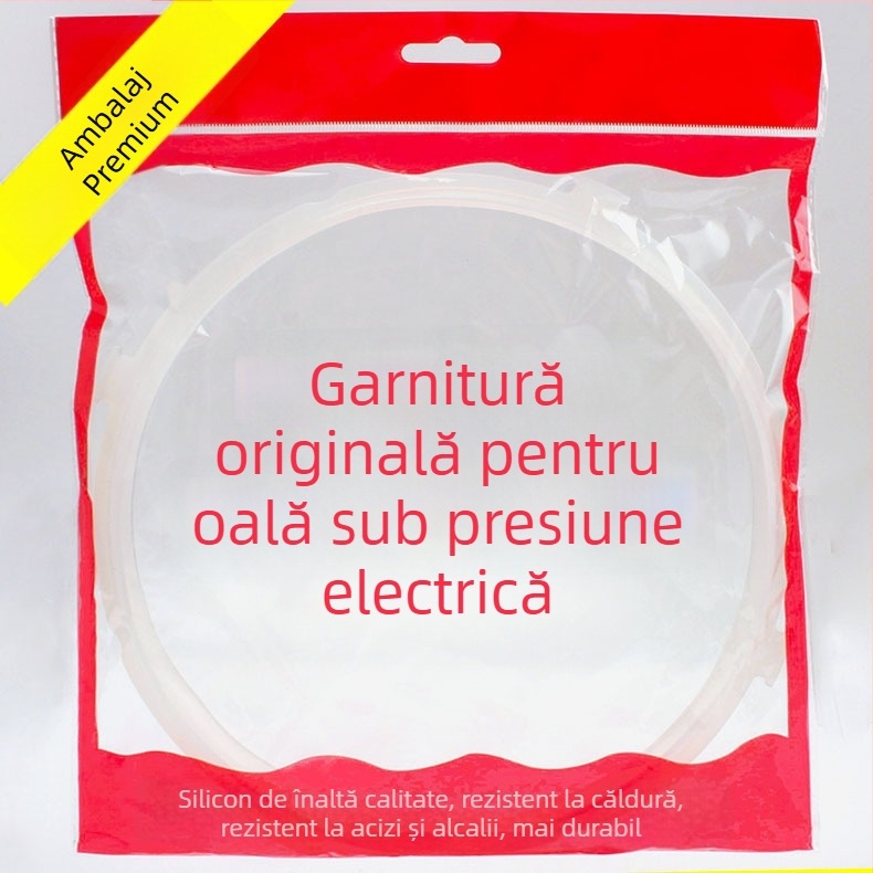Garnitură de etanșare pentru Midea, 4L–6L, inel din cauciuc pentru oală electrică cu presiune, tigaie electrică și gătitor de orez, rezistentă la temperaturi înalte