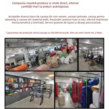 Geantă din PP, țesută manual, cu imprimare color pentru cumpărături și ambalare cadouri; personalizare a procesării disponibilă