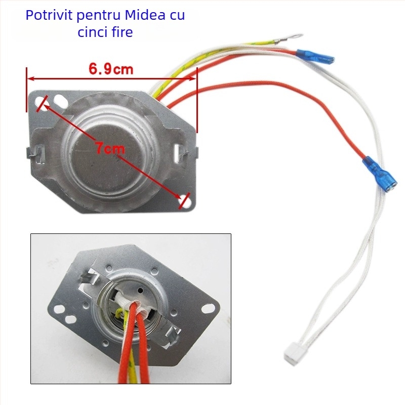 Senzor de temperatură pentru orezor cu termostat cu trei fire și sondă din oțel magnetic