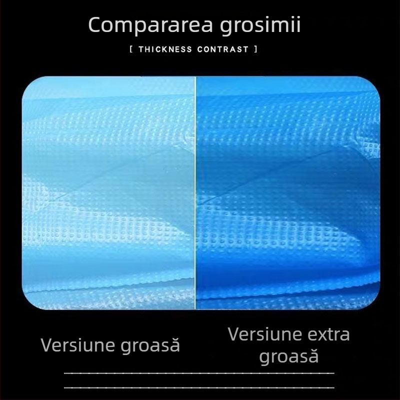 Acoperire de pantofi de unică folosință, îngroșată, antiderapantă, impermeabilă, rezistentă la abraziune, pentru interior