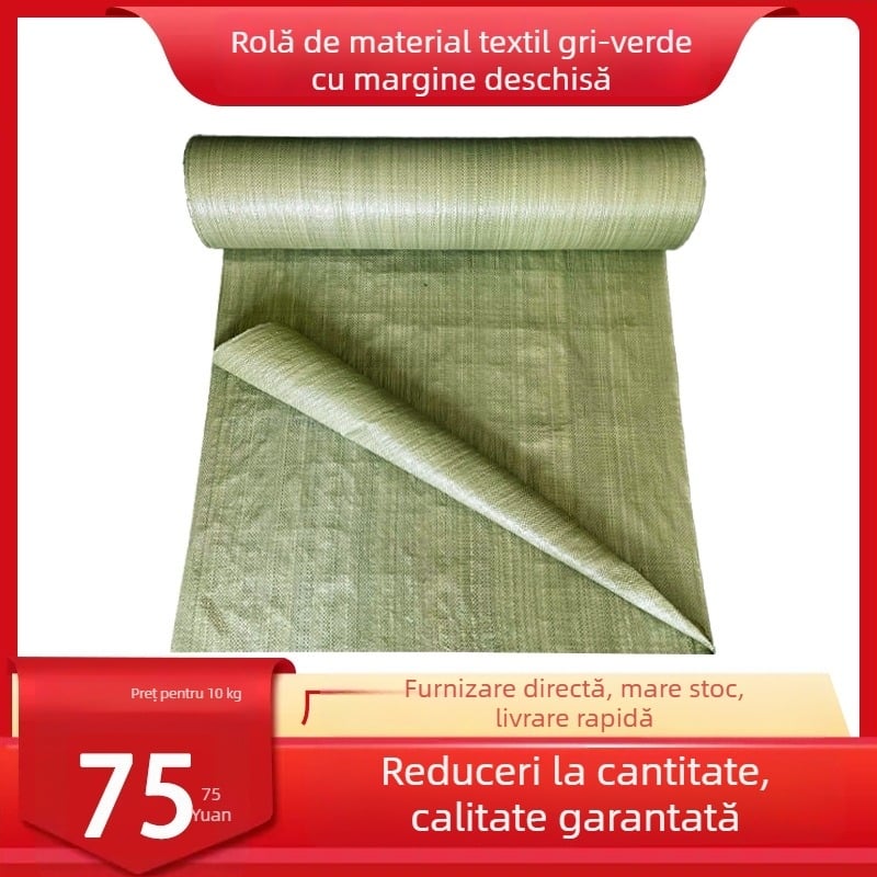Sac țesut din plastic pentru containere, impermeabil, fără imprimare