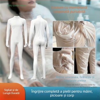 Masca de corp purtabilă, din material într-o singură bucată, pentru iluminarea și hidratarea pielii, îngrijire cosmetică de unică folosință, îngrijire în salon