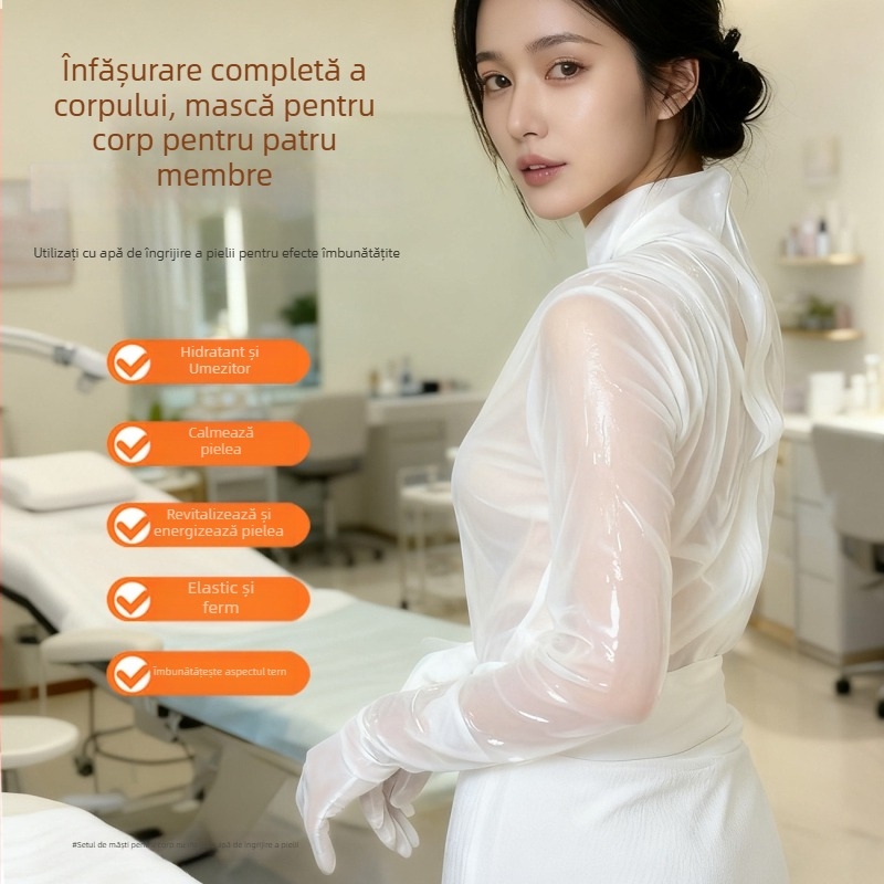Masca de corp purtabilă, din material într-o singură bucată, pentru iluminarea și hidratarea pielii, îngrijire cosmetică de unică folosință, îngrijire în salon