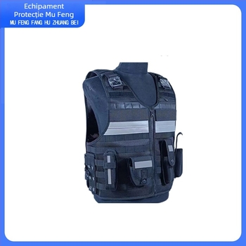 Vestă tactic anti-înțepare din 3 părți, material PE, protecție toracică, standard Ga68-2019, respirabilă, greutate 2,0 kg