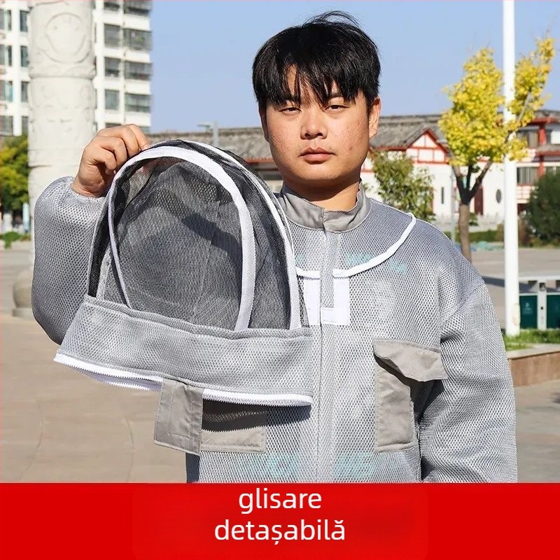 Costum de Apicultură Bee Warrior, dintr-o singură piesă, poliester, 290 g, pentru apicultură