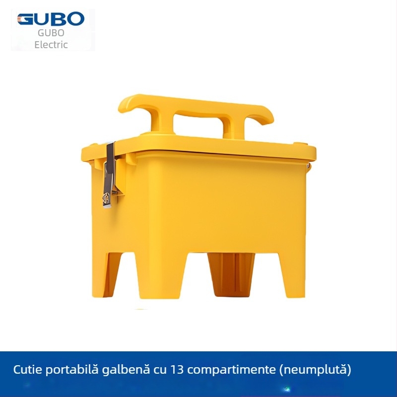 Gubo cutie din plastic pentru unelte – design cu două straturi îngroșate, cutie pentru reparații unelte, seria 1