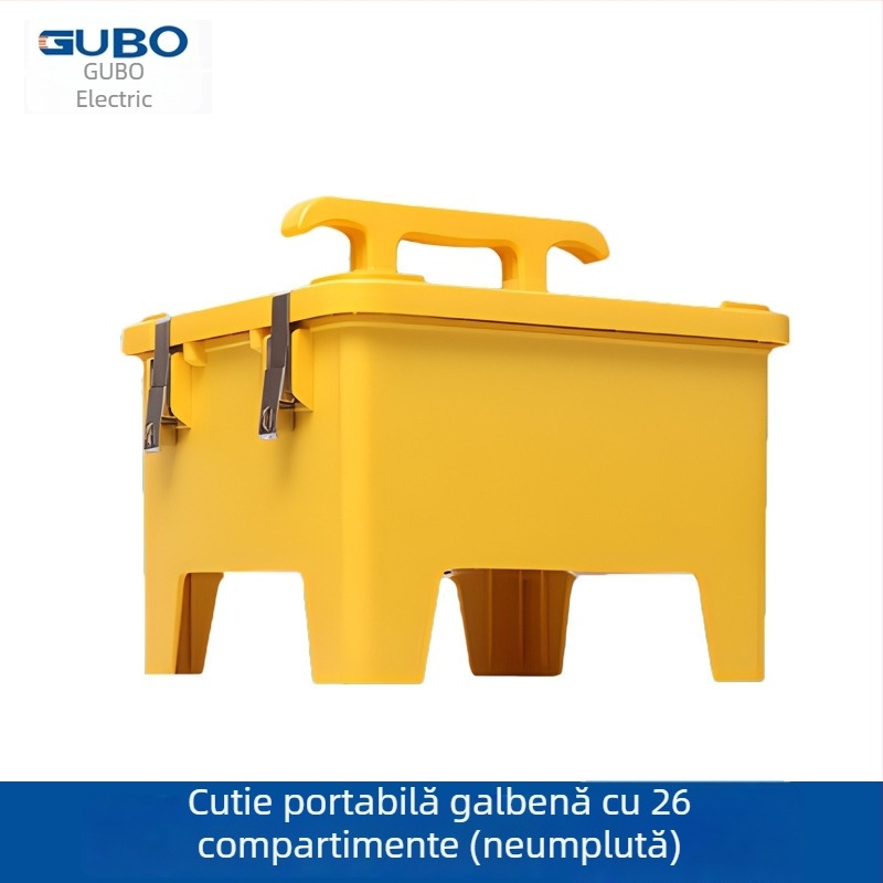 Gubo cutie din plastic pentru unelte – design cu două straturi îngroșate, cutie pentru reparații unelte, seria 1