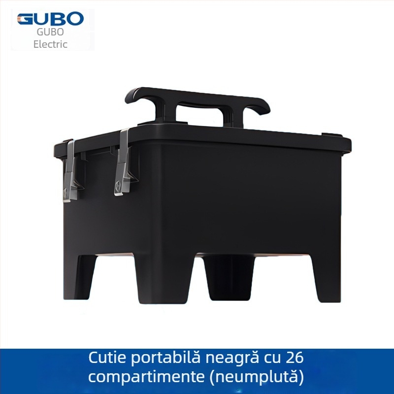 Gubo cutie din plastic pentru unelte – design cu două straturi îngroșate, cutie pentru reparații unelte, seria 1