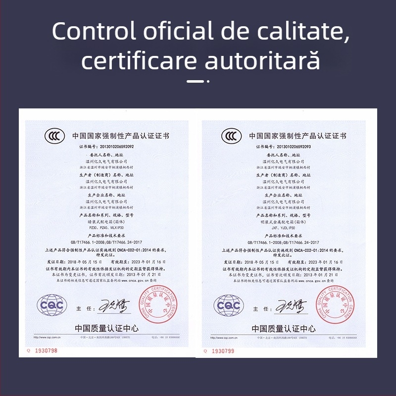 Cutie exterioară impermeabilă pentru contor și tablă de distribuție, montaj pe suprafață, carcasă din oțel laminat la rece, IP30