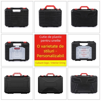 ZG cutie de scule portabilă din plastic, capacitate de încărcare 100 kg, cadru PP, cutie de depozitare multifuncțională