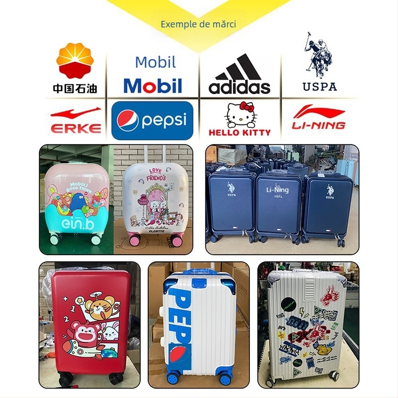 Valiză multifuncțională de voiaj cu fermoar, material ABS+PC, 2,6 kg, brand Travel rider