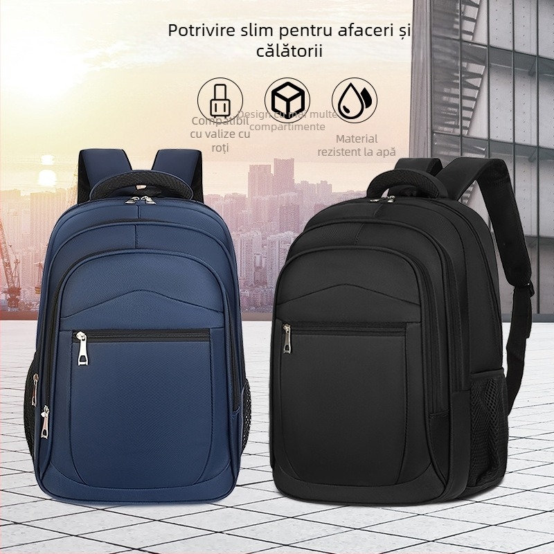 Rucsac pentru călătorii de relaxare, unisex, compatibil cu laptop de 16 inch, material Oxford, panou ergonomic la spate