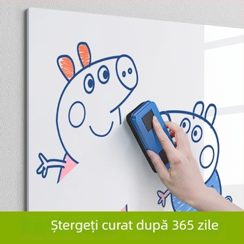 Panou alb de perete pentru copii, o singură față - cadru PET, panou PET, Little ruishi, Specificație 1