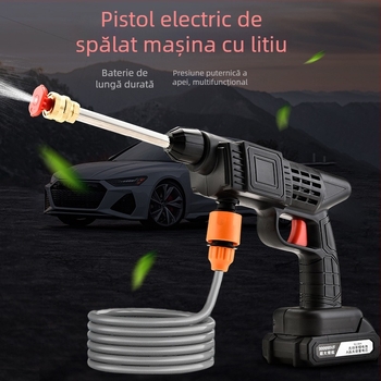 Pistol de spălat auto fără fir, cu presiune înaltă, baterie Li‑ion